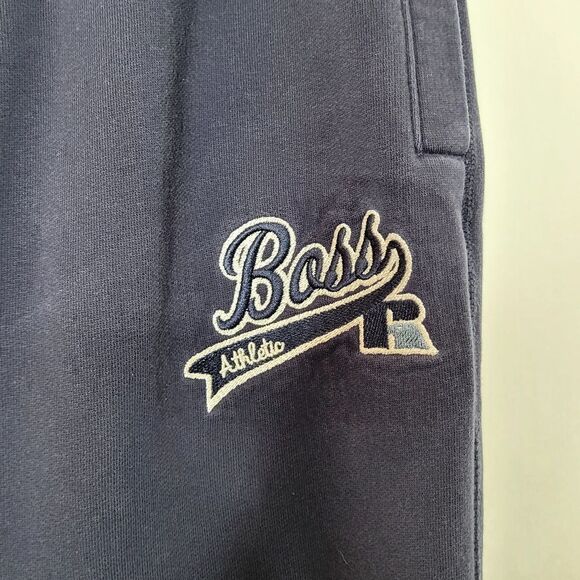 Boss Hugo Boss x Russell Blue Sweatpants Relaxed Fit Size Large - Picture 4 of 11